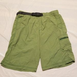 Columbia mens green cargo shorts suze medium